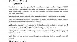Zambia's urban population grows by 7% annually, straining job m... | Filo
