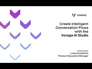 Get started on the Vonage AI Studio