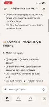 Answer key of pseb class 12 english exam set B