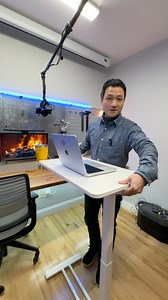 2.3M views · 7.6K reactions | The best Mobile Standing Desk. Slim feet with casters. | Tools. Electro. DIY | Facebook