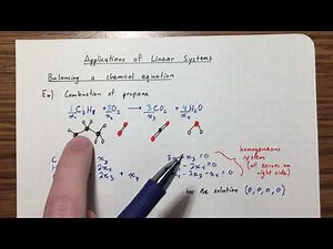 Lecture 3 - Applications of linear systems