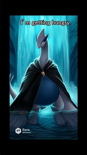 Lugia is eating Soba #aiart #furry #aiart