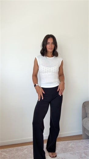 The All-Day Active Pant: the comfort you love in leggings, reimagined in an elevated wide-leg silhouette. Shop @itsjudeaaa's look: https://lornajaneactive.visitlink.me/1pPtXG | Lorna Jane Active