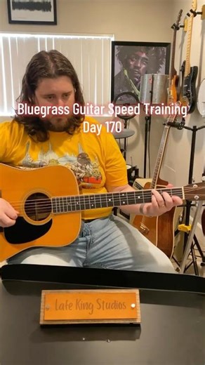 Bluegrass Guitar Speed Training Day 170