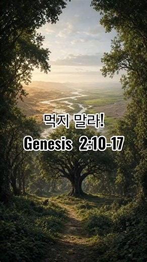 창세기 2장 10~17절 | 에덴동산의 강과 하나님의 명령 #창세기 #성경 #bible #성경말씀 #하나님