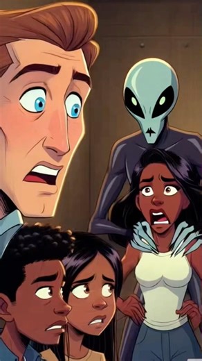 Would they survive this Alien invasion #kids #facelessyoutube #cartoonvideo #animation