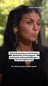 499K views · 3.7K reactions | Alivea Goncalves, sister of Idaho murder victim Kaylee Goncalves, reveals why she delivered a heartfelt victim impact statement in court on July 23. | People | Facebook