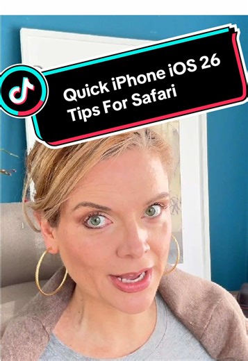 Here are easier ways to access all your Safari tabs after updating to iOS26 for iphone. Plus other quick Safari tips to scroll thru tabs and close multiple tabs at once. #ios26 #iphonetips #safaritips #iphonehacks #safaribrowser