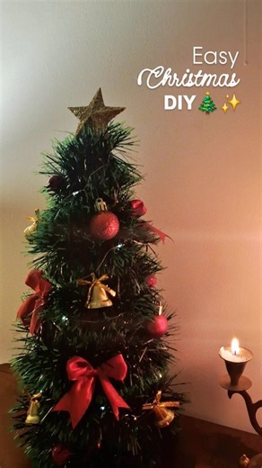 Angel Wilson on Instagram: "Easy Christmas DIY🎄✨️ Share this video with your friends & do try it yourself! [Christmas, DIY, create, creative, crafty, craft, art & craft, merry Christmas, Christmas season, trending, reels, explore, Do it yourself, decor, Christmas decor, holiday] #trending #art #christmas #christmastime #christmastree #christmasdiy #christmasdecor #merrychristmas #jinglebells #holiday #holidayseason Isn't it the easiest DIY??"