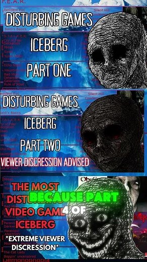 PART 4 OF THE DISTURBING VIDEO GAME ICEBERG #horrortok #horror