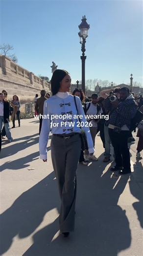 spotted at the Dior PFW womenswear fall/winter 2026-2027 show #pfw #parisfashionweek #dior