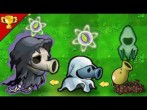 Plants vs Zombies Mods : Ghost Pea Use Full Power Plant Food ( pvz horror pak 2022 )