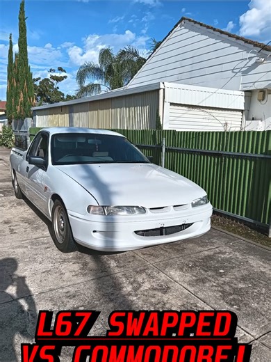 COMMODORE POWER! L67 SWAPPED VS UTE! #l67 #supercharged #vscommodore #holdencommodore #ute @lowasute