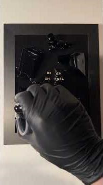 Bleu De Chanel Broken Bottle Art #art #artist #cologne #fragrance #satisfying #diy