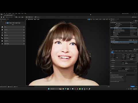 Unreal Engine 5 Hair Demo Tutorial, Preview