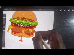 How to Draw a Hamburger Step by Step | Easy Food Drawing Tutorial