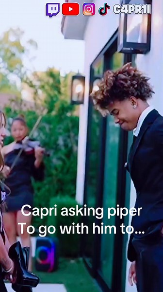 Piper Rockelle and Capri's Adorable Prom Invitation