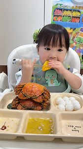 3.3M views · 122K reactions | Human baby's immersive mealtime ♥️ #tiana #little #baby #cute #eating #mukbang | Nomnom Tiana | Facebook