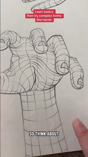 Draw cross contour simple objects and then for a challenge draw hands #drawingtutorials