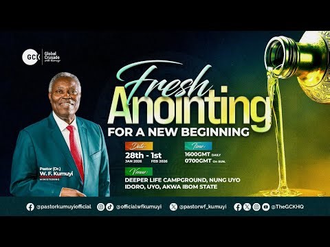 Fresh Anointing for a New Beginning || Day 5 || GCK