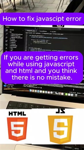 How to fix javascript error #coding #javascript #foryou #coding #coding_errors #sg_codes_studios