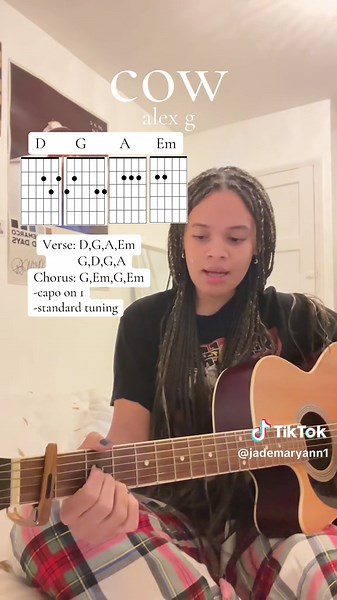 Learn 'Cow' by Alex G - Guitar Tutorial and Chords