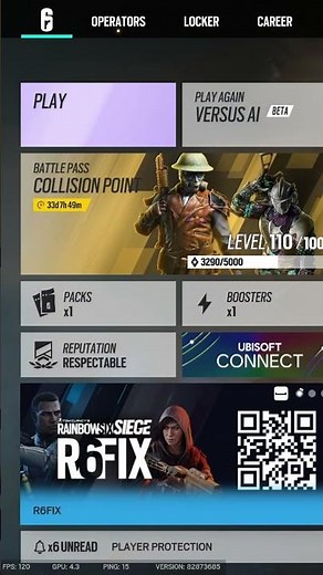 Get Renown FAST in R6