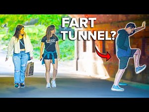 Funny WET FART Prank! Fart Tunnel of Doom!