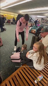 Airman Surprises His Younger Siblings at the Airport