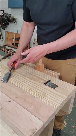 Perfect round tenons by hand with this easy jig.