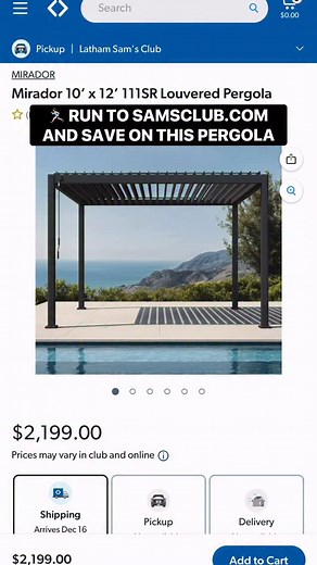 2K views | ☀️ This AWESOME Mirador Louvered Pergola is now available...