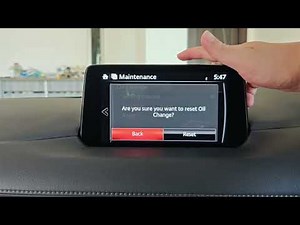 Mazda CX5/CX8 Oil Change Reset