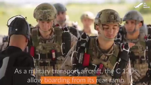 US Paratroopers Fill the Sky in Massive Static Line Jump from C-17 & C-130