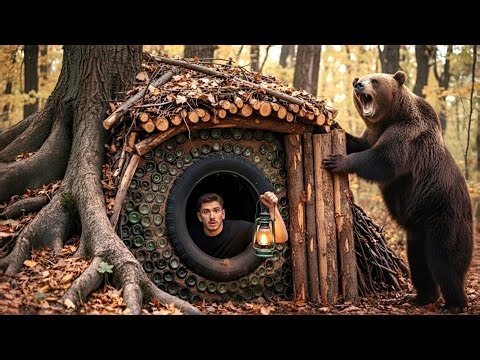 I Built A Hidden Shelter In The Woods And Had A Bear Encounter