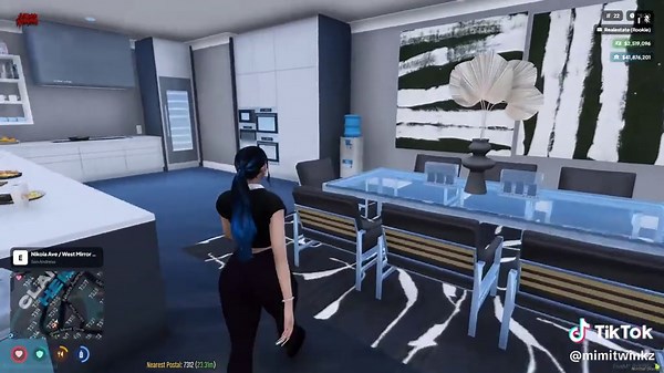 Loving this livingroom the most!! #gtaroleplay #fiveminteriordesign #girlgamer #fivemserver #gta5 @Fanum let me do you house !!