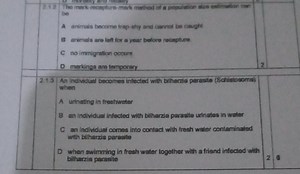 2.1.2 The mark-recapture-mark method of a population size estim... | Filo