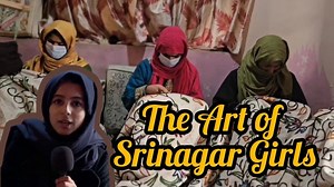 A Group of Girls from Lasjan srinagar earning their livelihood through the art of handicrafts #kashmir #art #kashmirigirls | The Kashmir Essence