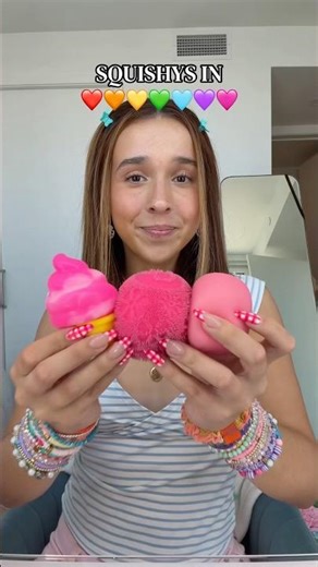 what color is your favorite?? 💛🩷💚🩵 #lisishops #relatable #squishy #collection #squishycollection