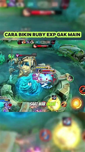 Cara Bikin Ruby EXP Gak Main #shorts #mobilelegends #infomlbb