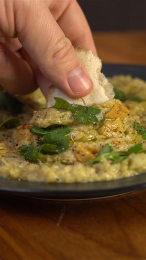 BABA GANOUSH 🍆🔥 Smoky, Creamy Aubergine Dip