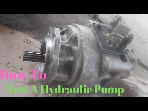 How to Test leak of Hydraulic Pump