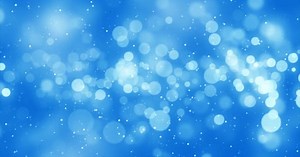 Blue Particle Bokeh Lights Background Loop V5