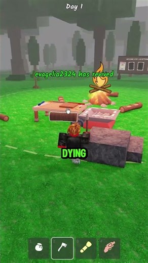 99 Nights in The Forest but I Can't Use Sack... #roblox #99nightintheforest #shorts