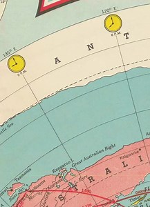 Air Age Map of the World, Map, Flight Paths, Flat Earth, 1938, Digital Download, Vintage Air Route, Azimuthal Equidistant, Polar Projection - Etsy