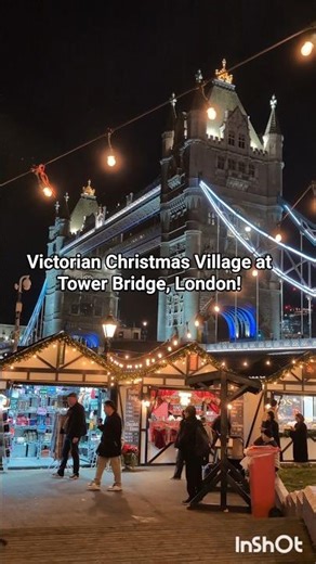Victorian Christmas Village at Tower Bridge | Magical Christmas Market Your London. Open until 6 Jan