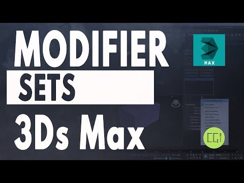 Configure Modifier Sets ⚡ 3Ds Max - How To Optimize Work - Quick Tip