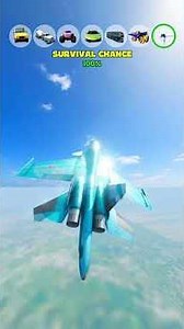 Can This FIGHTER JET SU-34🚀 VS THE PUBLIC CAPSULE BUS💊🚎Survival Chance of 1000MPH Speed? #minicrash