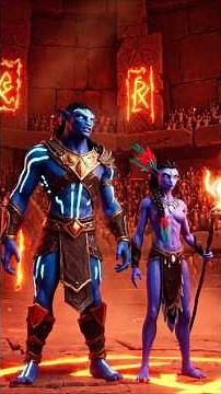 Avatar Love 💓 Story.#aiavatar #avatar #shorts #youtube #trandingshorts #funny