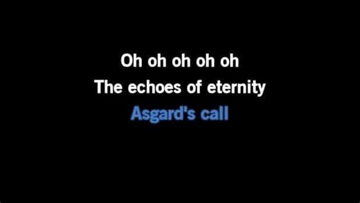 Karaoke Valhalla Calling (feat. Peyton Parrish) - Miracle of Sound - CDG, MP4, KFN - Karaoke Version