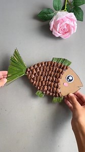 73K views · 487 reactions | Step-by-Step Pinecone Fish Craft #pinecone #fish #craft #diy #kids #art #nature #cute #easy #creative | paper craft ideas | Facebook